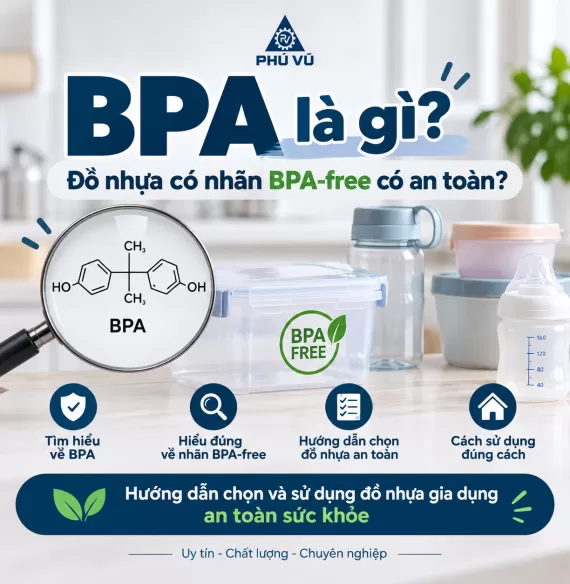 BPA là gì? Đồ nhựa có nhãn BPA-free có an toàn?