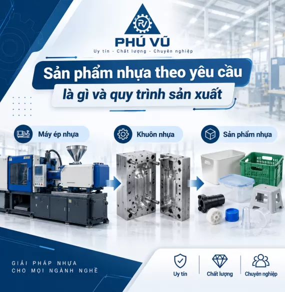Sản phẩm nhựa theo yêu cầu là gì và quy trình sản xuất
