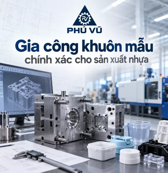 Gia công khuôn mẫu chính xác cho sản xuất nhựa