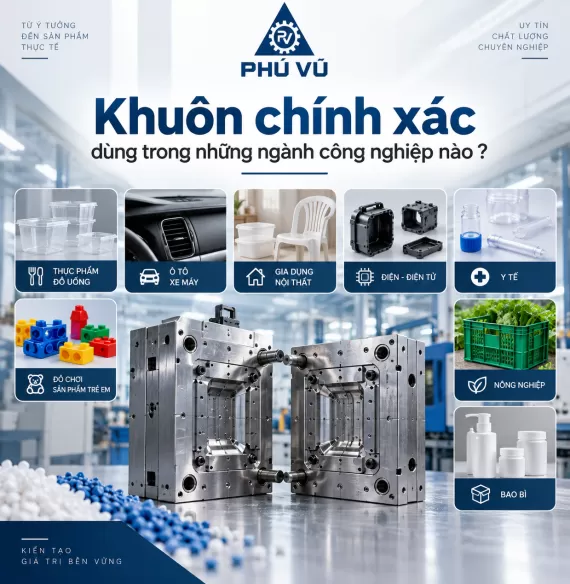 Khuôn chính xác dùng trong những ngành công nghiệp nào