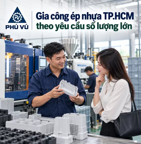 Gia công ép nhựa TP.HCM theo yêu cầu số lượng lớn