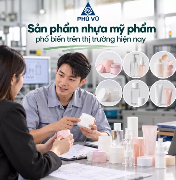 Sản phẩm nhựa mỹ phẩm phổ biến trên thị trường hiện nay