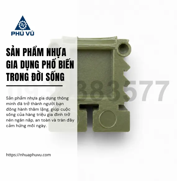 Sản phẩm nhựa gia dụng phổ biến trong đời sống